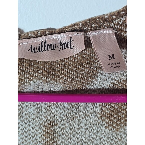 Cow Print Hooded Sweater Willow & Root Size M - Picture 4 of 5